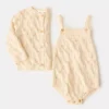 27076722-12-023 Cotton openwork knitted romper