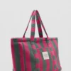 Striped diaper bag