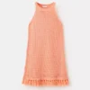 27087924-21-900 Crochet dress with fringes